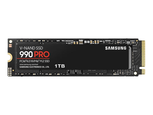 SAMSUNG (990 PRO) 1TB, M.2 INTERNAL NVMe PCIe4 SSD, 7450R/6900W MB/s, 5YR WTY