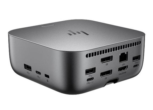 HP Dock G6 Thunderbolt 4 Ulltra Docking Station - 280W Power Delivery 4xDisplays 2xDP 1xHDMI 4xUSB-A 2xUSB-C 1xTB4 2.5GbE RJ45 for HP WS ~4J0G4AA