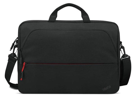 LENOVO Essentials 16' Toploader Bag Notebook Case - Classic Black Nylon Exterior, Dedicated Padded PC Pocket fits 13.3' 14' 15.6' 16' Laptop