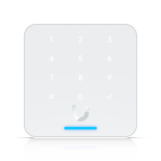 Ubiquit Reader Flex, White ,Third-generation NFC Card Reader With A Keypad & Apple Touch Pass Support, Outdoor IP55, Power via POE