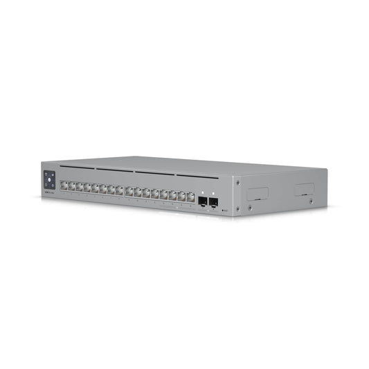 Ubiquiti UniFi Network,Pro Max 16 Switch,16-port, Layer 3 Etherlighting, 2.5 GbE, Power Supply 5V, 25W, Versatile Mounting Options.