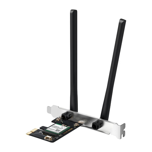 Mercusys MA80XE AX3000 Wi-Fi 6 Bluetooth 5.2 PCIe Adapter, 2402Mbps @5 GHz, 574Mbps @2.4GHz