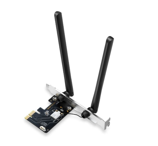 Mercusys MA86XE AXE5400 Wi-Fi 6E Bluetooth 5.2 PCIe Adapter, 2402Mbps @6GHz,2402Mbps @5GHz,