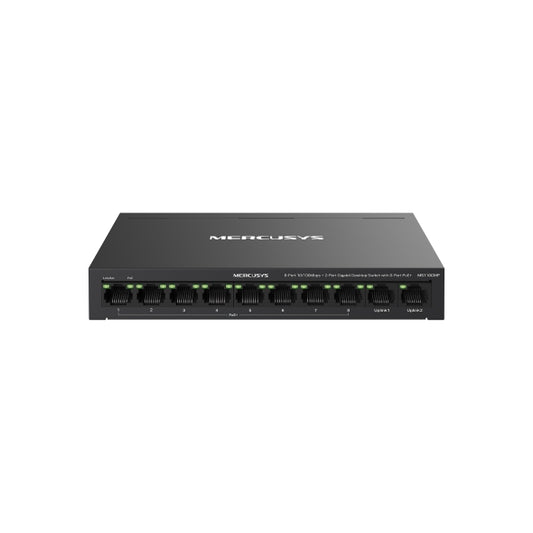 Mercusys MS110CMP 8-Port 10/100 Mbps + 2-Port Gigabit Desktop Switch with 8-Port PoE+