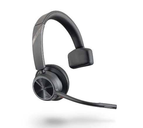 POLY (218470-02) VOYAGER 4310 UC, V4310 MONAURAL W/ BT700 USB-A, BT WIRELESS HEADSET - CERT MS TEAMS