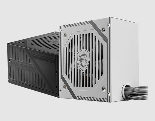 MSI MAG A650BNL WHITE 650W Power Supply, 80 PLUS Bronze, up to 85% Efficiency, Active PFC, OCP / OVP / OPP / SCP
