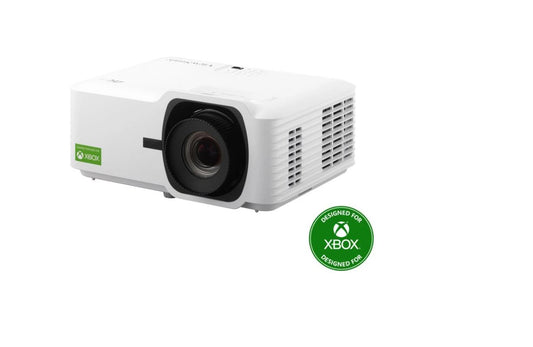 ViewSonic LX700-4K Laser True 4K 3rd Gen Long throw, Xbox 1440 @ 120hz. 3,500 Lumens, 0.56 DMD Chip. 1.36 Optical Zoom. Image Size: 30'-300' Projector