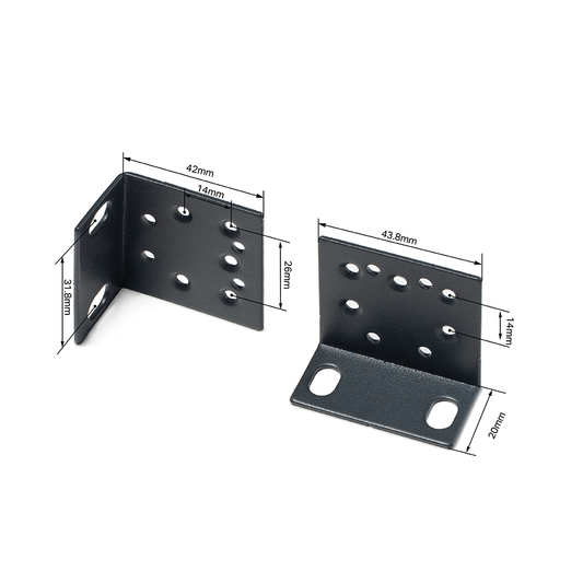 TP-LINK RACK-MOUNTING BRACKET KIT, SCREWS INCLUDED, 22X43.9X42 MM, 3YR
