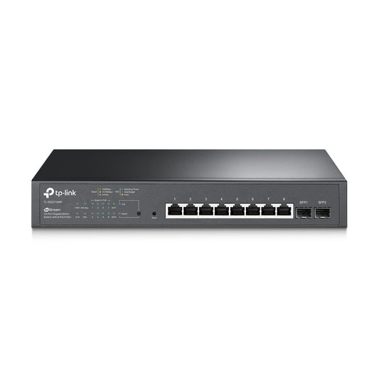 TP-LINK OMADA 10-PORT MANAGED GIGABIT SWITCH, POE+(8), SFP(2), 150W, 5YR