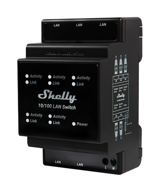 SHELLY 4 PORT LAN SWITCH