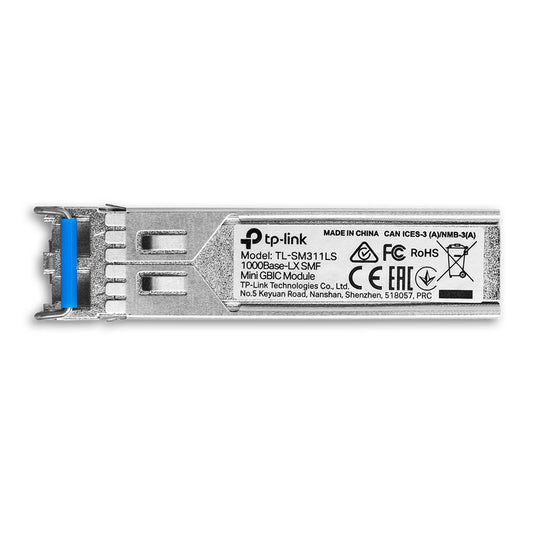 TP-LINK OMADA MINIGBIC SFP MODULE, SINGLE MODE, 20KM, 3YR