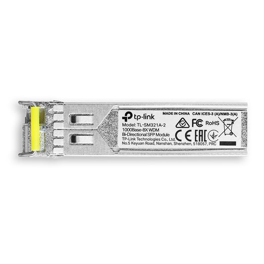 TP-LINK OMADA 1000BASE-BX WDM BI-DIRECTIONAL SFP MODULE, SINGLE-MODE, 2KM, 3YR