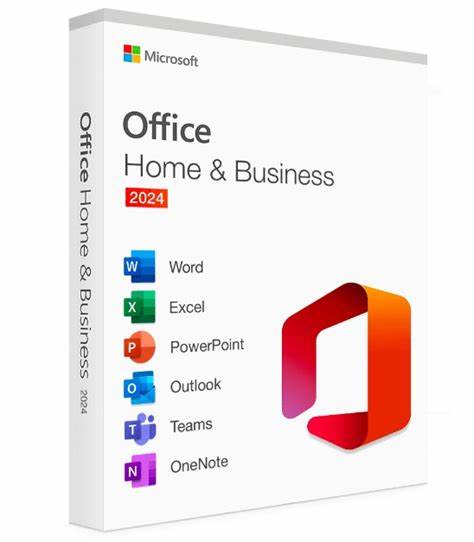 Promo - Microsoft Office Home & Business 2024 English APAC Medialess Retail New. Includles Word, Excel, PowerPoint, Outlook for PC and Mac