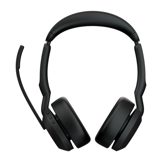Jabra Evolve2 55, USB C, Stereo, MS Teams, Active Noise Cancellation (ANC), Link 380 Bluetooth® Adapter ,30m Wireless Range, 18 Hours Battery Life