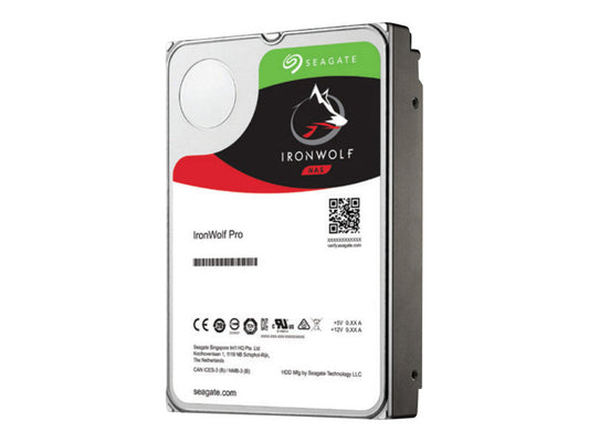 SEAGATE IRONWOLF NAS PRO INTERNAL 3.5" SATA DRIVE, 10TB, 6GB/S, EOL, NEW: ST10000NE000