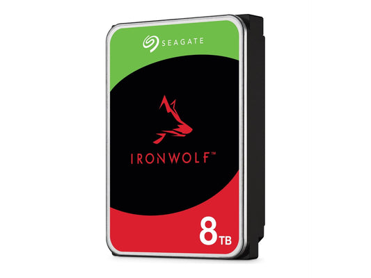 SEAGATE IRONWOLF NAS 8TB, 3.5" SATA HARD DRIVE, 3YR WTY (VER 2)