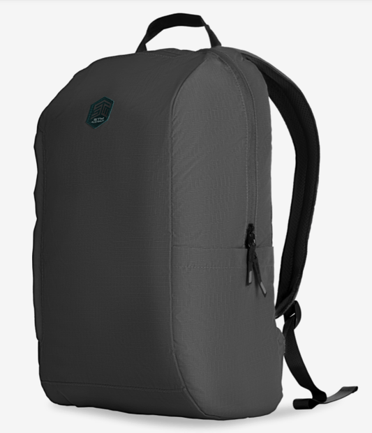STM (BAGPACK) LAPTOP BACKPACK, FITS UP TO 16", BLACK , 3YR WTY