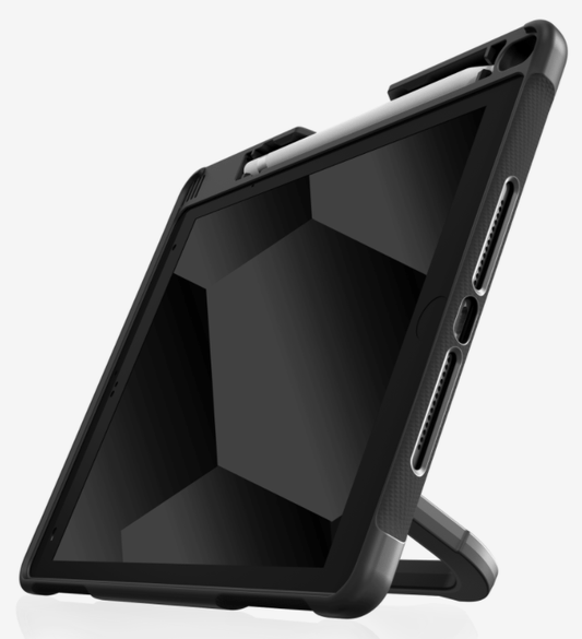 STM DUX SWIVEL (IPAD 9TH/8TH/7TH GEN) COM - BLACK FITTED CASE