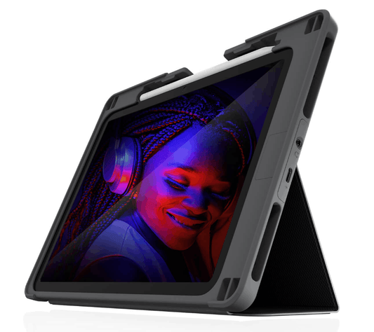 STM DUX OX (IPAD 10TH GEN & A16) COM - BLACK FITTED CASE