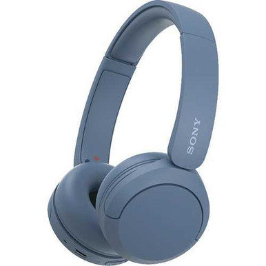Sony WH-CH520 Wireless Over-the-ear Stereo Headset - Blue - Google Assistant, Alexa - - Noise Canceling