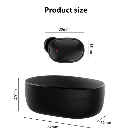 Sweatproof Wireless Bluetooth Earphones Headphones Sport Gym Earbuds with Mic