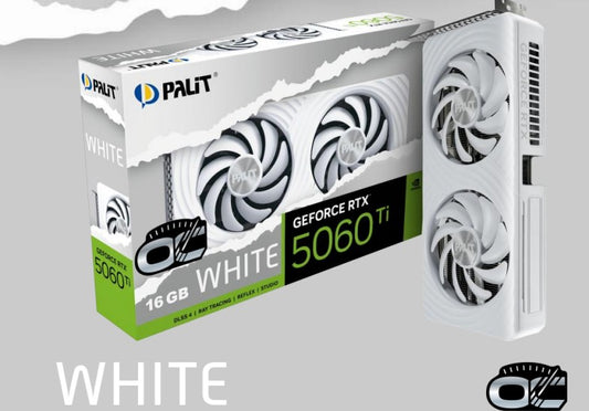 PALIT RTX5060Ti WHITE OC 16GB GDDR7 128bit 3-DP HDMI NE7506TU19T1-GB2061M