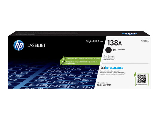 HP 138A BLACK LASERJET TONER CARTRIDGE 1.5k YIELD FOR 3001DW / 3101FDW