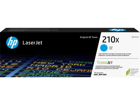 HP 210X CYAN TONER HIGH YIELD - APPROX 5.5K PAGES - 4201,4301 MODELS