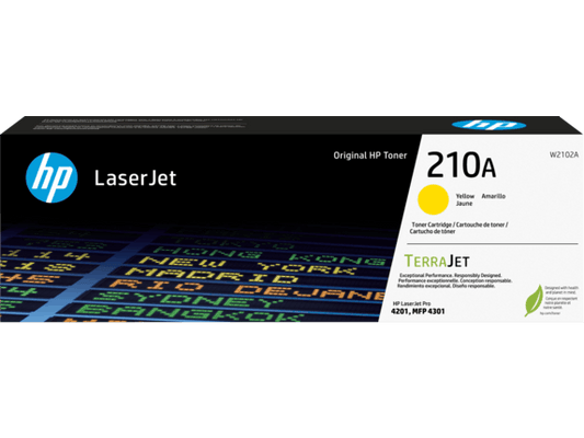 HP 210A YELLOW TONER - APPROX 1.8K PAGES - 4201,4301 MODELS