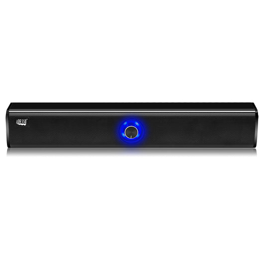 Adesso Xtream S6 Bluetooth and AUX Stereo Multimedia Sound Bar Speaker 10W x 2
