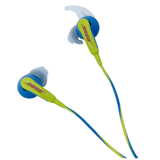 Bose SoundSport Wired Bluetooth Headphones – Energy Green, iOS/Android Compatible (Like New Refurbished)