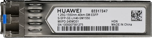 HUAWEI eKit S-SFP-GE-LH40-SM1550 network transceiver module Fiber optic 1000 Mbit/s 1550 nm