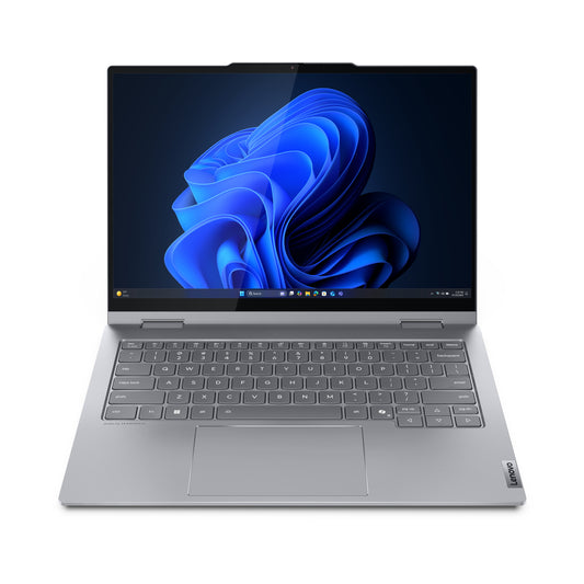 Lenovo ThinkBook 14 2-in-1 G5 IAU Intel Core Ultra 7 255U Hybrid (2-in-1) 35.6 cm (14") Touchscreen WUXGA 32 GB DDR5-SDRAM 512 GB SSD Wi-Fi 6E (802.11ax) Windows 11 Pro English Grey