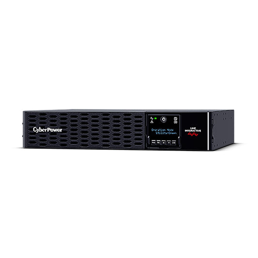 CyberPower PRO Rack/Tower LCD 3000VA/3000W (15A) 2U Line Interactive UPS - XL Battery Exp - (PR3000ERTXL2UC) - with built-in cloud port, 3 Year Limited WTY