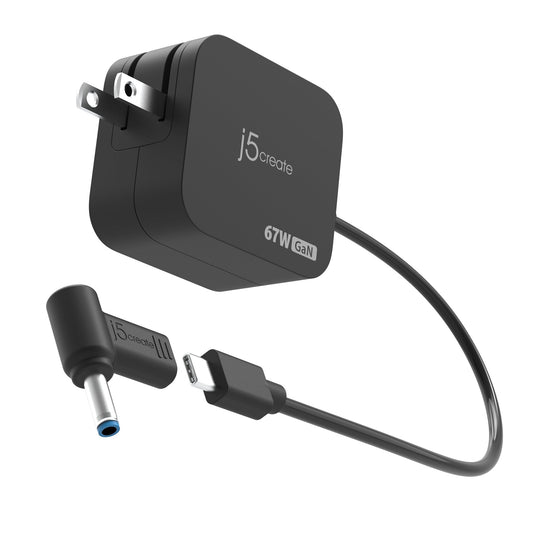 j5create JUP1565 Laptop, Tablet Black AC Fast charging Indoor