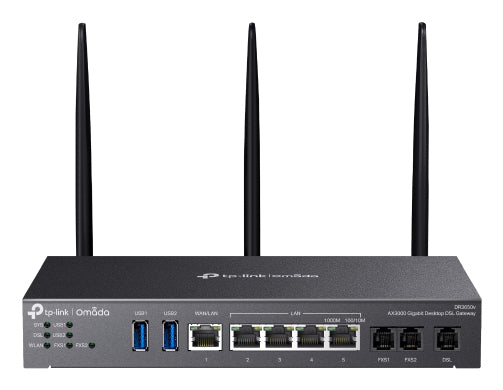 TP-Link DR3650v Omada AX3000 Wi-Fi 6 Gigabit Desktop DSL Gateway