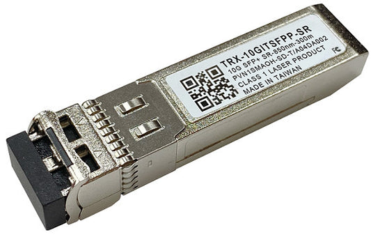 QNAP OPTICAL TRANSCEIVER 10GBE SFP+ 850NM SR UP TO 300M INDUSTRIAL-TEMPERATURE. (TRX-10GITSFPP-SR)