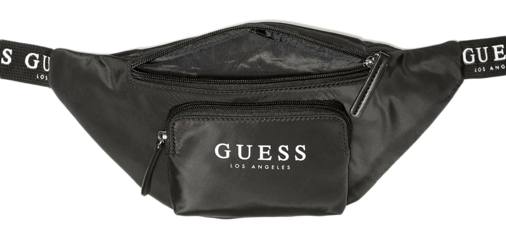 GUESS Logo Belt Bum Bag Waist Pack Crossbody Bag - Black • 100% Authentic • Brand New with Tags