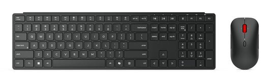 Lenovo 4X31S04810 keyboard Mouse included Office RF Wireless + Bluetooth US English Black