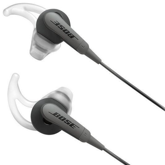Bose SoundSport wired charcoal black in-ear headphones