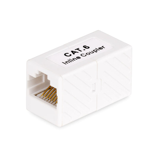 Star Tech RJ45 Coupler 5-Pack, Inline Cat6 Coupler, Female to Female (F/F) T568 Connector, Unshielded Ethernet Cable Extension