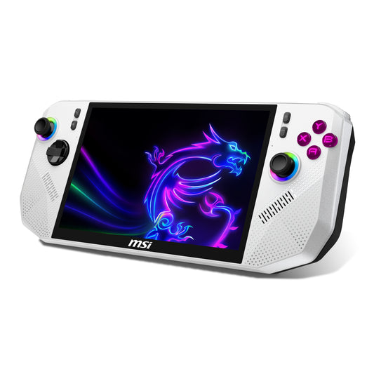 MSI Claw A8 BZ2EM-010AU portable game console 20.3 cm (8") 1 TB Touchscreen Wi-Fi White