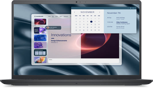 DELL Pro 15 Essential PV15255 AMD Ryzen™ 5 7520U Laptop 39.6 cm (15.6") Full HD 8 GB LPDDR5-SDRAM 512 GB SSD Wi-Fi 5 (802.11ac) Windows 11 Pro Black