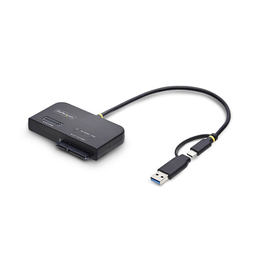 Star Tech USB-C/USB-A to M.2 NVMe and 2.5in/3.5in SATA Adapter, 10Gbps, Tool-Free External SSD Hard Drive Reader, B+M/M-Key