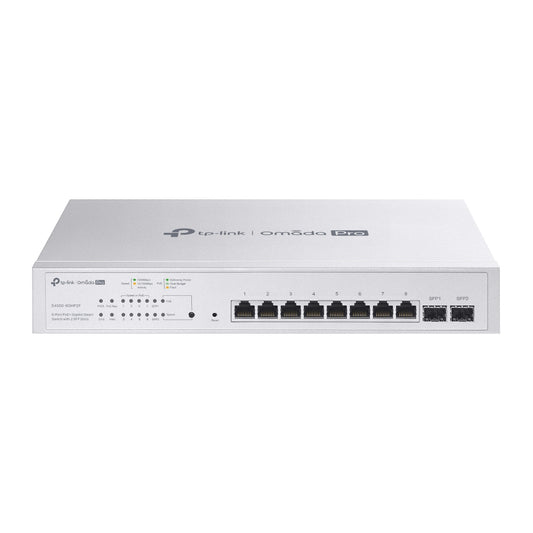 TP-Link Omada Pro 8-Port PoE+ Gigabit Smart Switch with 2 SFP Slots