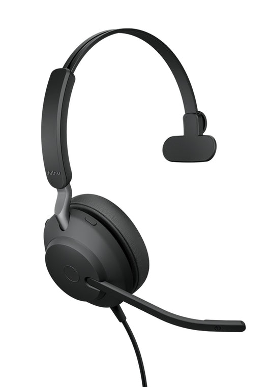 Jabra Evolve2 40 SE Headset Wired Head-band Office/Call center USB Type-C / USB Type-A Black