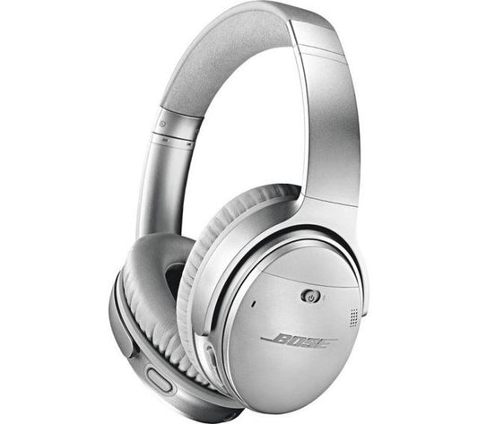 Bose QuietComfort 35 I Wireless Noise Cancelling Headphones – Silver (Like New Refurbished)