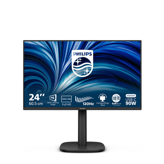 Philips 3000 series 24B2U3301/75 computer monitor 60.5 cm (23.8") 1920 x 1080 pixels Full HD LCD Black