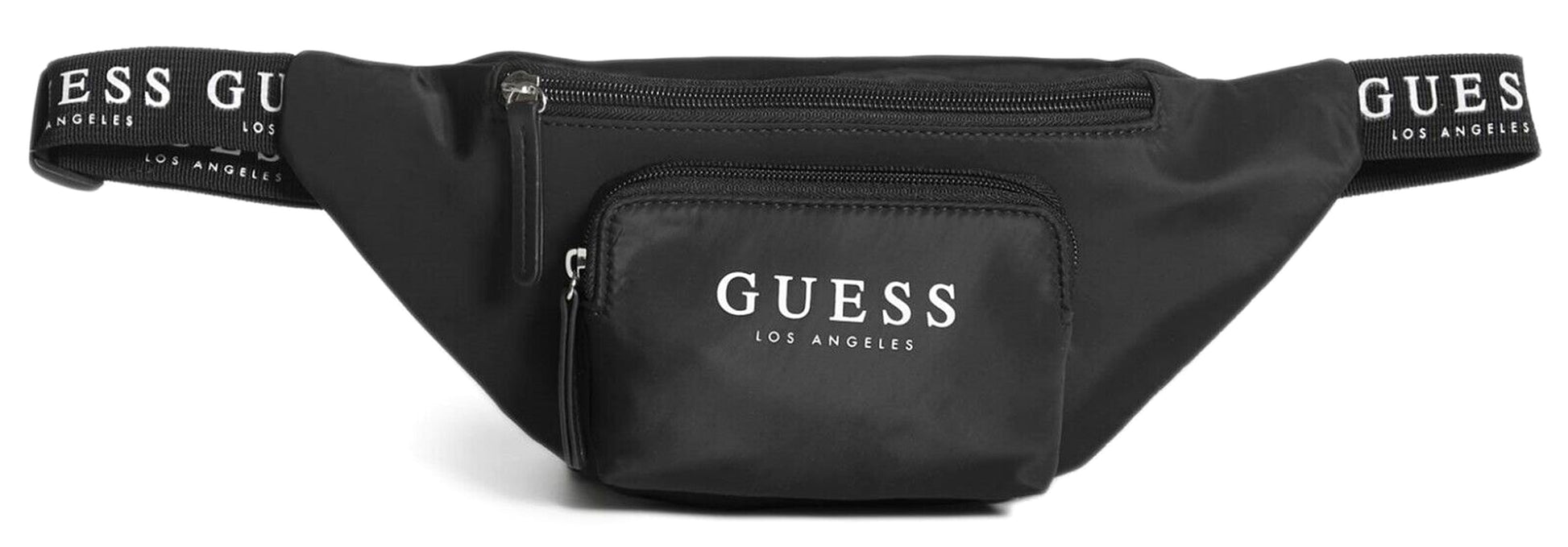 GUESS Logo Belt Bum Bag Waist Pack Crossbody Bag - Black • 100% Authentic • Brand New with Tags