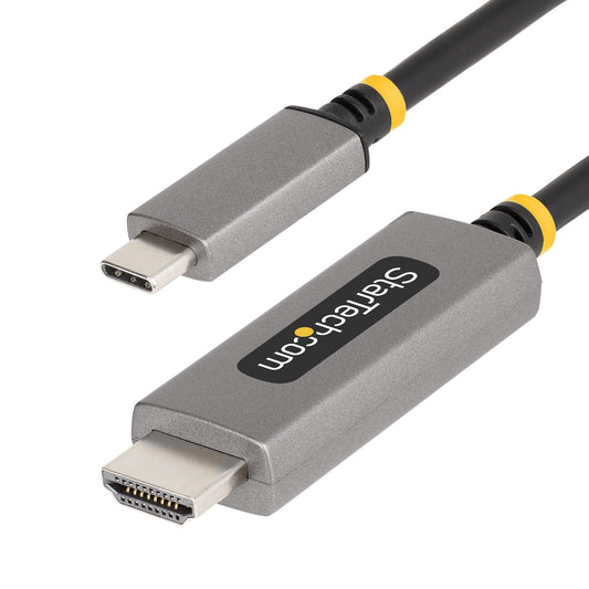 Star Tech 10ft (3m) USB-C to HDMI Adapter Cable, 8K 60Hz, 4K 144Hz, HDR10, USB Type-C to HDMI 2.1 Video Converter Cable, USB-C DP Alt Mode/USB4/Thunderbolt 3/4 Compatible - USB-C Laptop to HDMI Monitor
